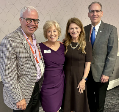 Four education association leaders at the NSPRA 2025 National Seminar